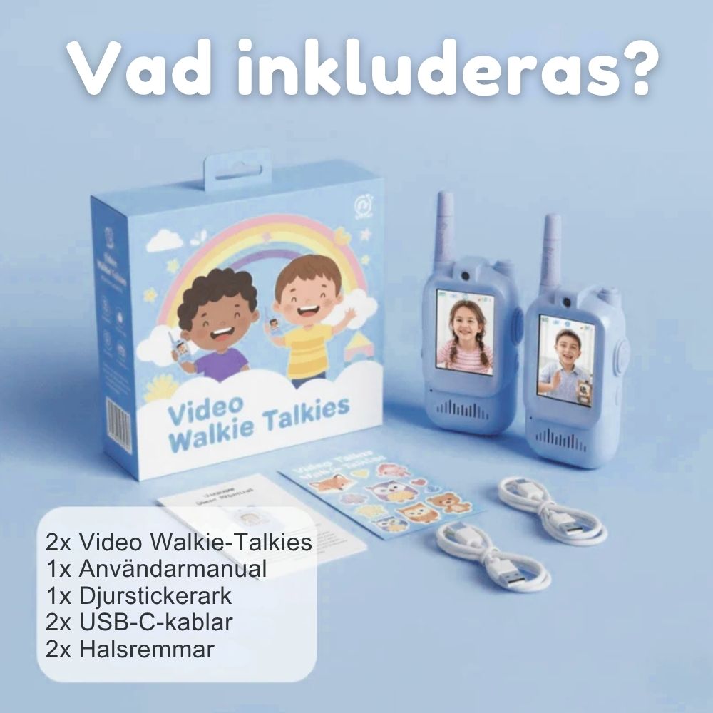 BuddyTalk™ - Video Walkie Talkies för Barn