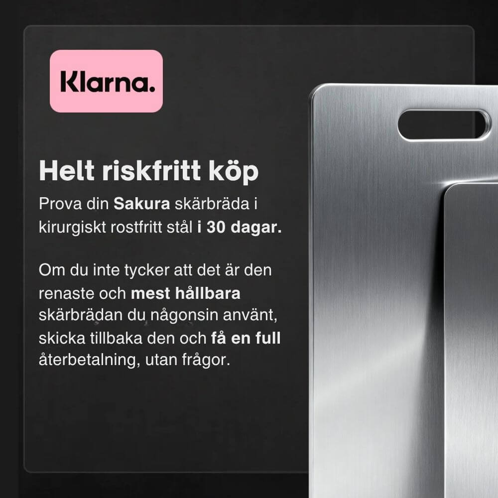 Stål Skärbräda Komplettpaket