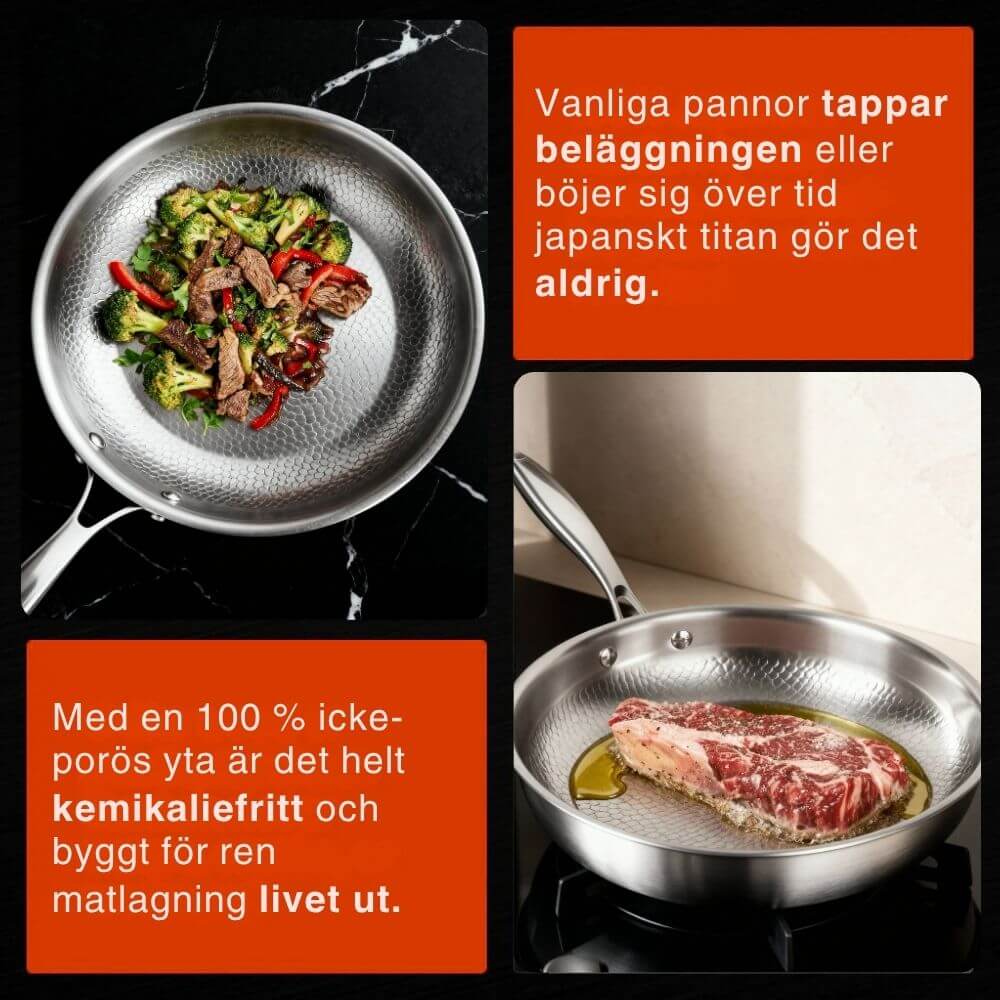 Premium Titan Stekpanna