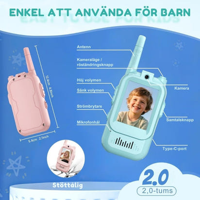 BuddyTalk™ - Video Walkie Talkies för Barn