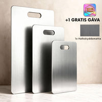 Sakura® Pro Skärbräda i Kirurgiskt Rostfritt Stål – Kökets Nya Standard