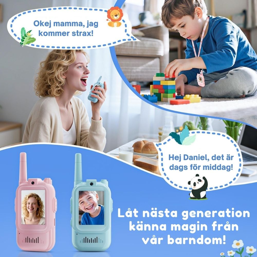 BuddyTalk™ - Video Walkie Talkies för Barn