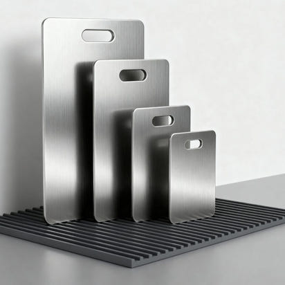 Stål Skärbräda Komplettpaket