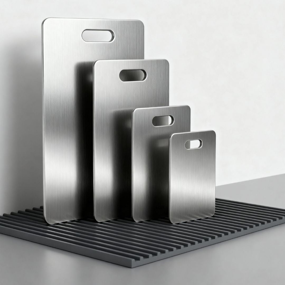 Stål Skärbräda Komplettpaket